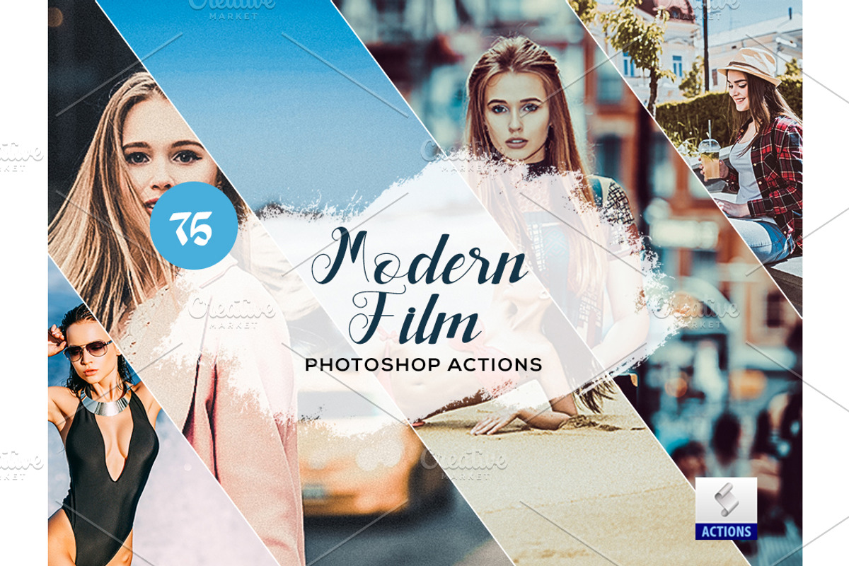 75 Modern Film Photoshop Actions, a Brushes & More by DreamColor (Photo 1 of 5)
