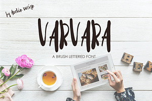 Varvara A Handwritten Font