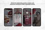 100 Romantic Instagram Reels, a Social Media Template by DigiPax (Thumbnail 5 of 10)