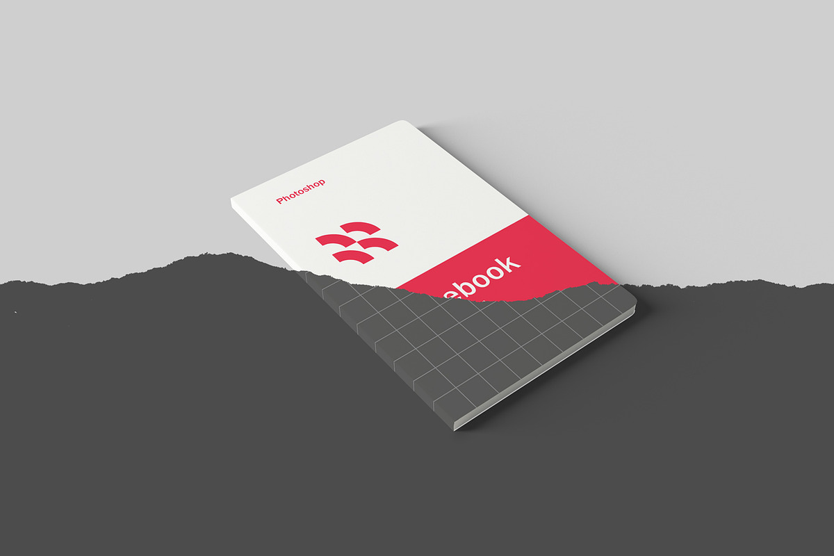 Notebook Cover Mockups, a Print Template by artimasa (Photo 4 of 5)