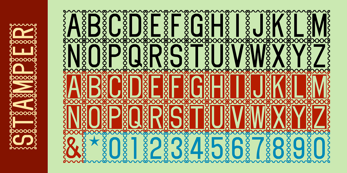 Stamper, a Font by Ingrimayne Type (Photo 4 of 5)