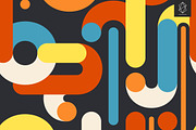 Geometric brevity seamless patterns, a Pattern Graphic by Yury Velikanov (Thumbnail 4 of 11)