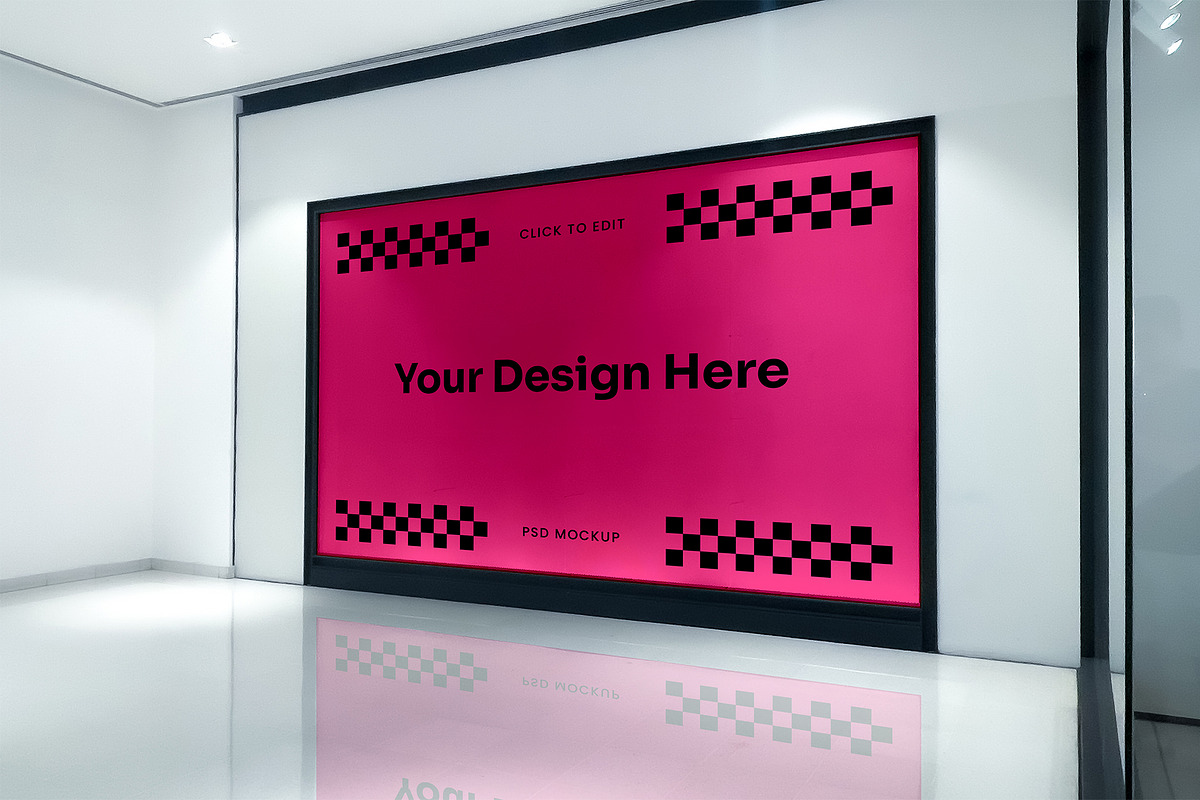 Advertising Mockup in Shopping Mall, an Advertising Mockup by rodrigofkaminski (Photo 3 of 3)