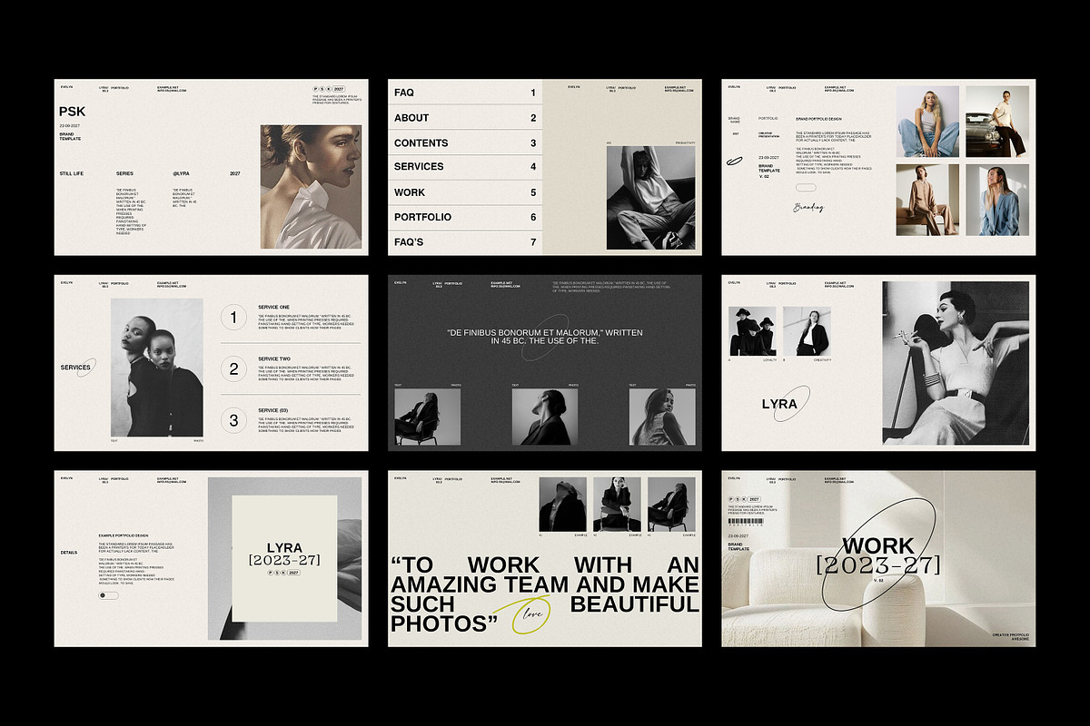 Brand Portfolio Template, a Presentation Template by slidestock55 (Photo 12 of 14)