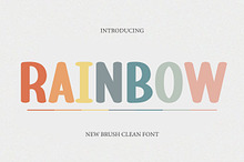 Rainbow - Fun and friendly Font