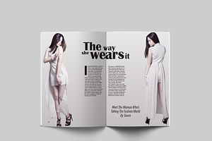 24 Page Fashion Magazine Template