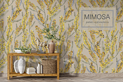 Pattern MIMOSA, a Decorative Illustration by PASHKOVA (Thumbnail 1 of 18)