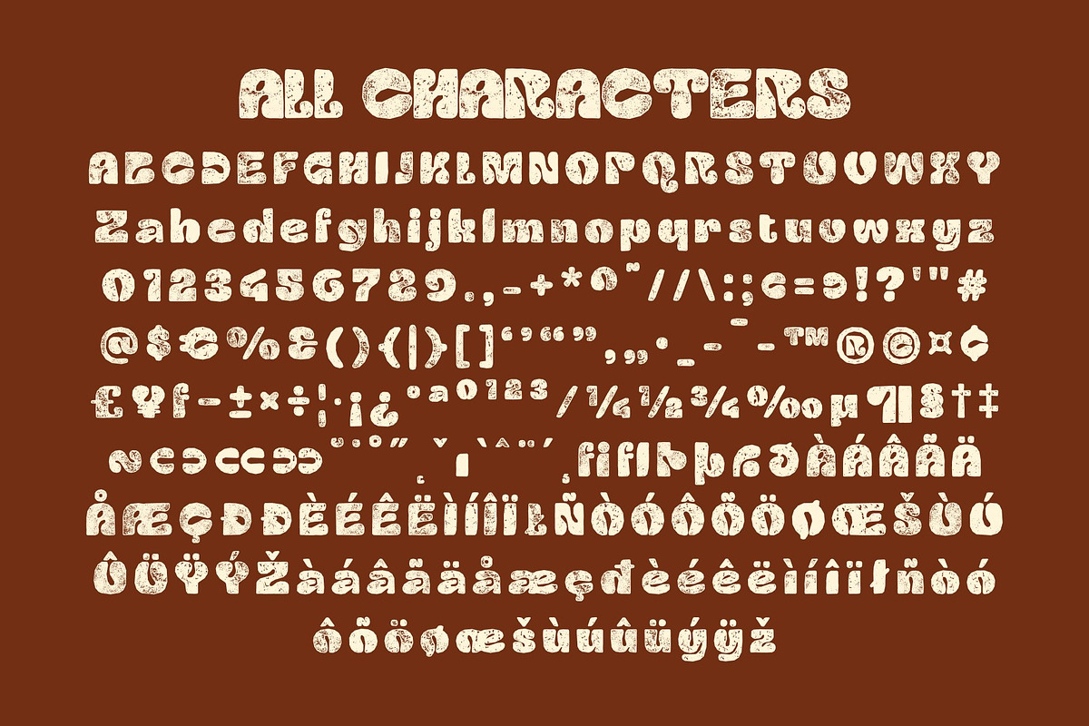 CS Mocha Stamp, a Sans Serif Font by Craft Supply Co. (Photo 8 of 8)