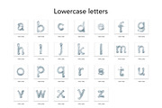 PSD Liquid Water 3D Letters, an Object Graphic by GK Creative (Thumbnail 6 of 7)