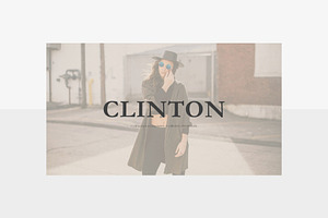 Clinton - Google Slide Template