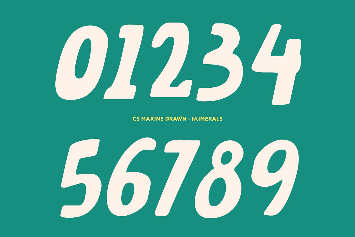 CS Maxine Drawn, a Sans Serif Font by Craft Supply Co. (Photo 6 of 7)