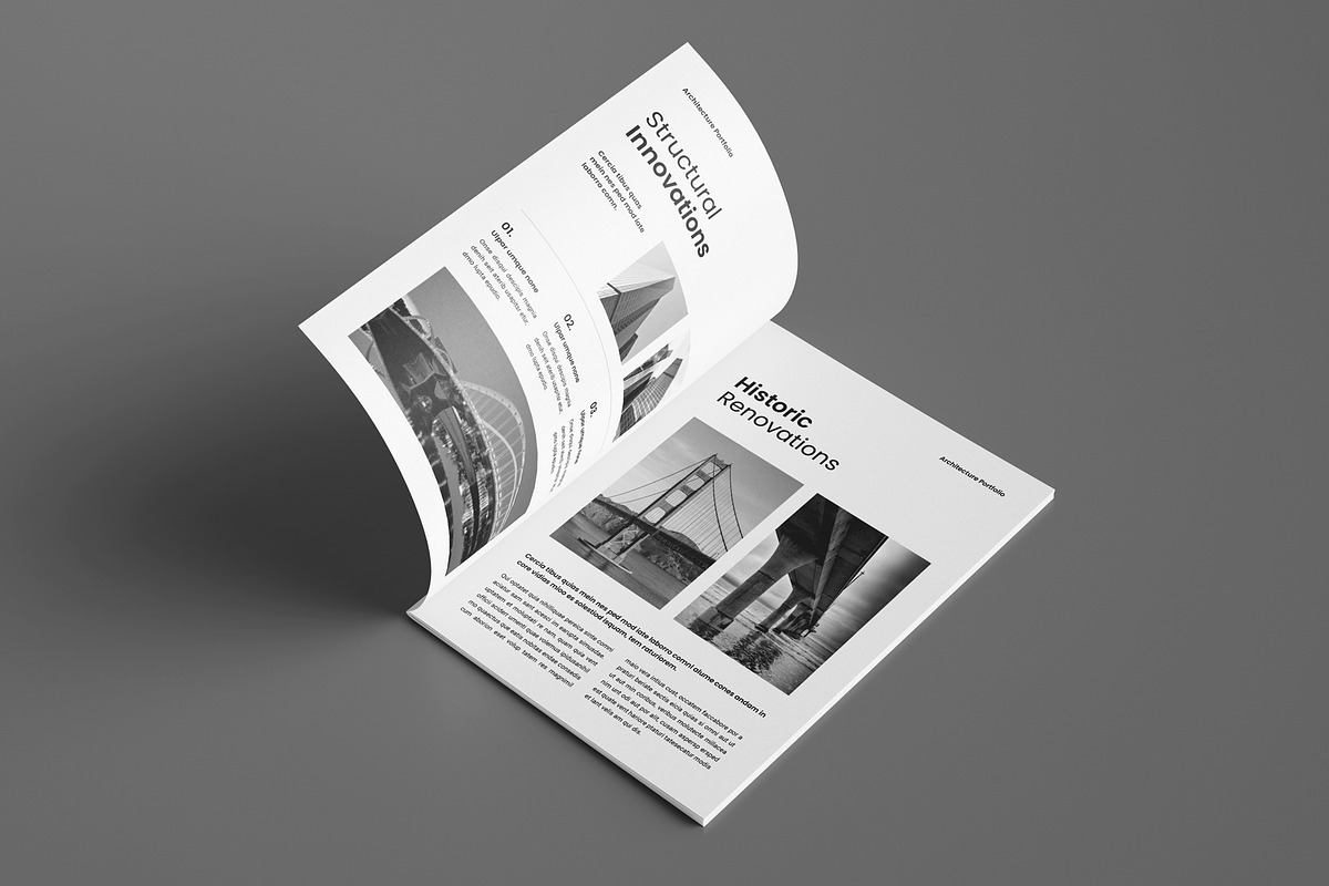 Architecture Portfolio Layout preview 6