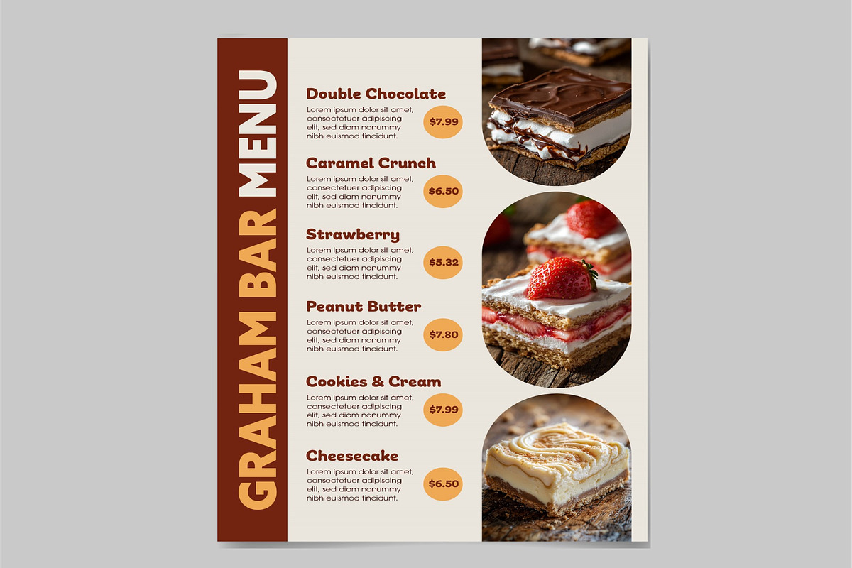 Moderm Graham Bar Menu preview 2