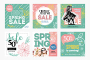 Spring Social Media Templates Pack, a Social Media Template by BrandPacks (Thumbnail 4 of 16)