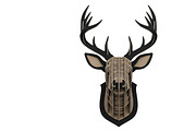 deer head wall mount silhouette, an Illustration by Amazin_art (Thumbnail 25 of 51)