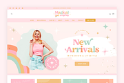 Pastel Rainbow Shopify Theme, a Shopify Template by Design Pixie (Thumbnail 2 of 11)