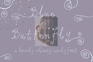 Handwritten Whimsy Curly Font, a Handwritten Font by Laras Wonderland
