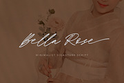 Bella Rose - Minimalist Signature, a Script Font by Bale Type (Thumbnail 1 of 11)
