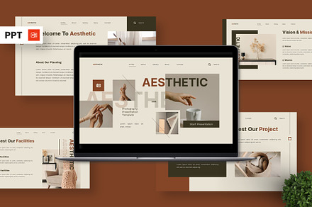 Aesthetic - Photography Powerpoint, a Presentation Template by Deepslide Studio