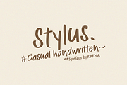 Stylus, Casual Handwritten Font., a Handwritten Font by Kaikhia (Thumbnail 1 of 9)
