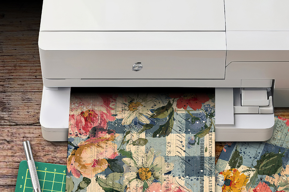 Bertha Printable Floral Textures, a Texture Graphic by Polka Dot Pixels (Photo 2 of 4)