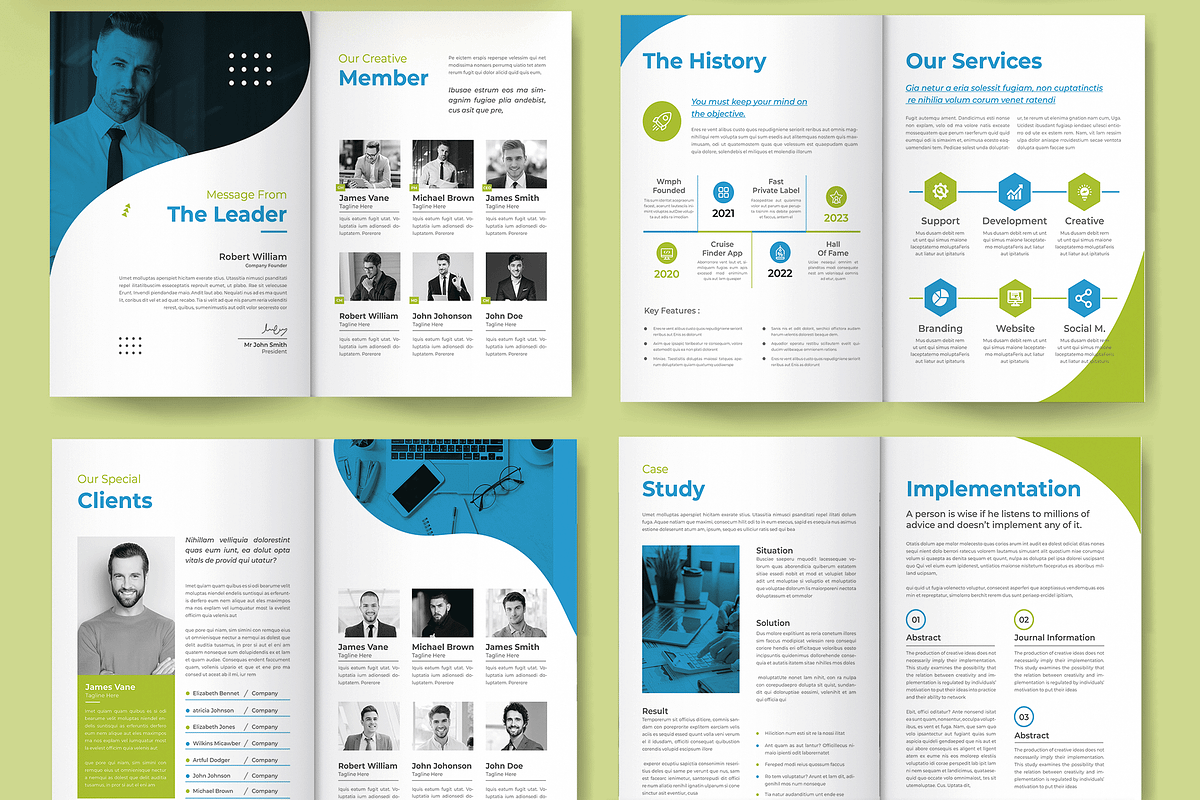 Business Brochure Design Template, a Magazine Template by MightyDesign (Photo 3 of 7)