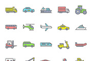 Vehicle Icons, a Duotone Icon by Jaruka (Thumbnail 4 of 4)