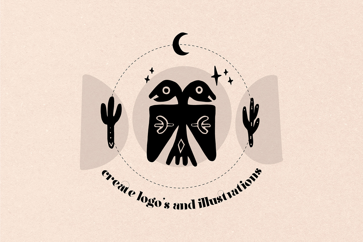 Aztec, Mythology & Abstract, a Decorative Illustration by Camara Design (Photo 2 of 8)
