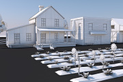 Low Poly Farm House and Animals Pack, an Architecture 3D Model by multimedia4ds (Thumbnail 6 of 14)