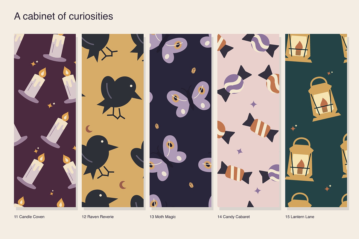 20 Halloween Seamless Patterns, a Pattern Graphic by Oday Noon (Photo 6 of 9)