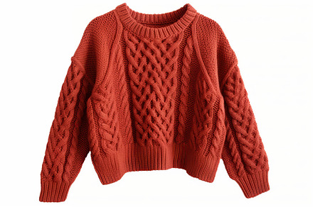 Knitted sweater isolated on white background, a Beauty & Fashion Photo by AlyaAnd