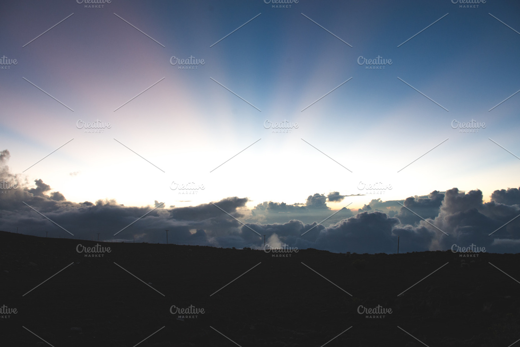 Sunset above the clouds, a Nature Photo by RodrigoM Photographs