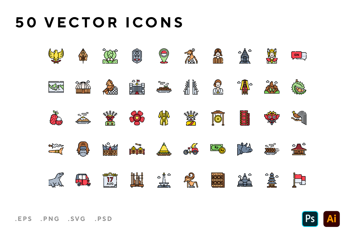 Indonesia icons, an Icon by Wencory (Photo 1 of 2)