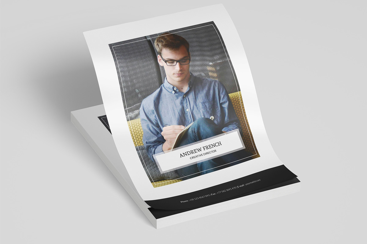 Portfolio Resume Kit, a Resume Template by retrographix (Photo 6 of 6)