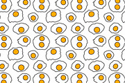 Set of patterns about breakfast, a Pattern Graphic by Lyolya Profitrolya (Thumbnail 5 of 5)