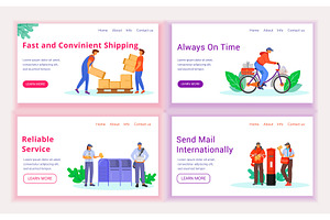 Post Service Delivery Landing Page