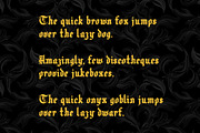 Blonde, a Blackletter Font by Loudoun Design Co. (Thumbnail 3 of 8)