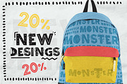 Tiny World! Scandinavian Doodle Font, a Font by Andrea De Oliveira (Thumbnail 4 of 6)