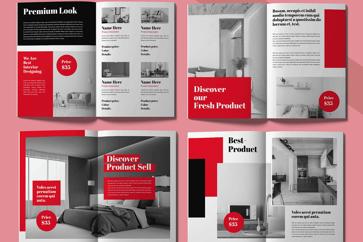 Product Catalog Design Template