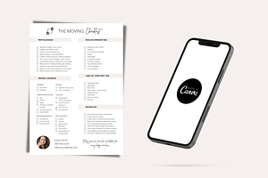 Moving Checklist Template
