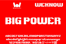 Big Power font