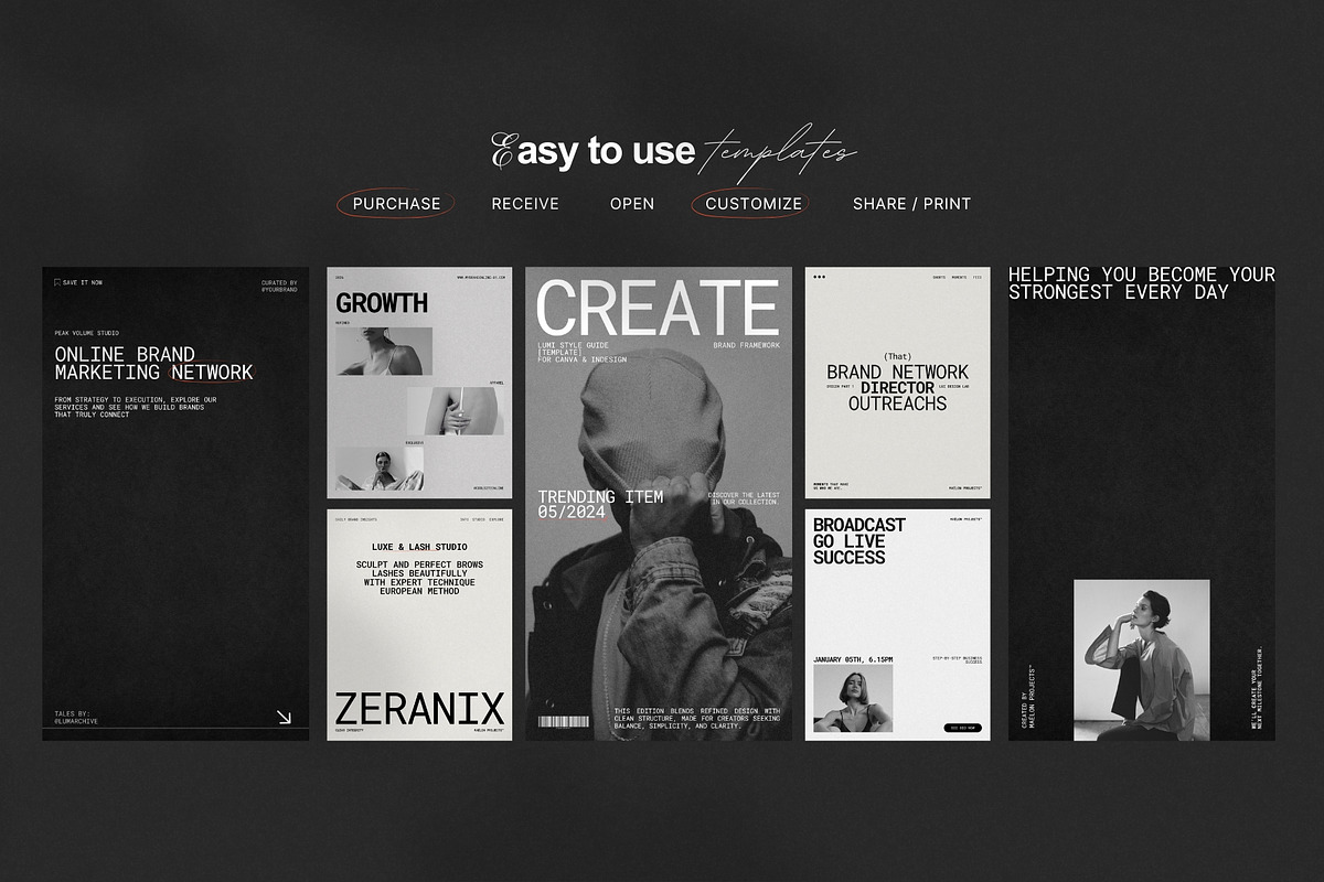 Marketing Post & Story Canva Kit, a Social Media Template by Pixel Grid (Photo 6 of 8)
