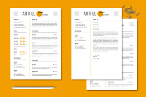 Classic Resume And Cover Letter Set, a Resume Template by MightyDesign