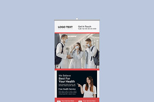 Medical Roll Up Banner Template