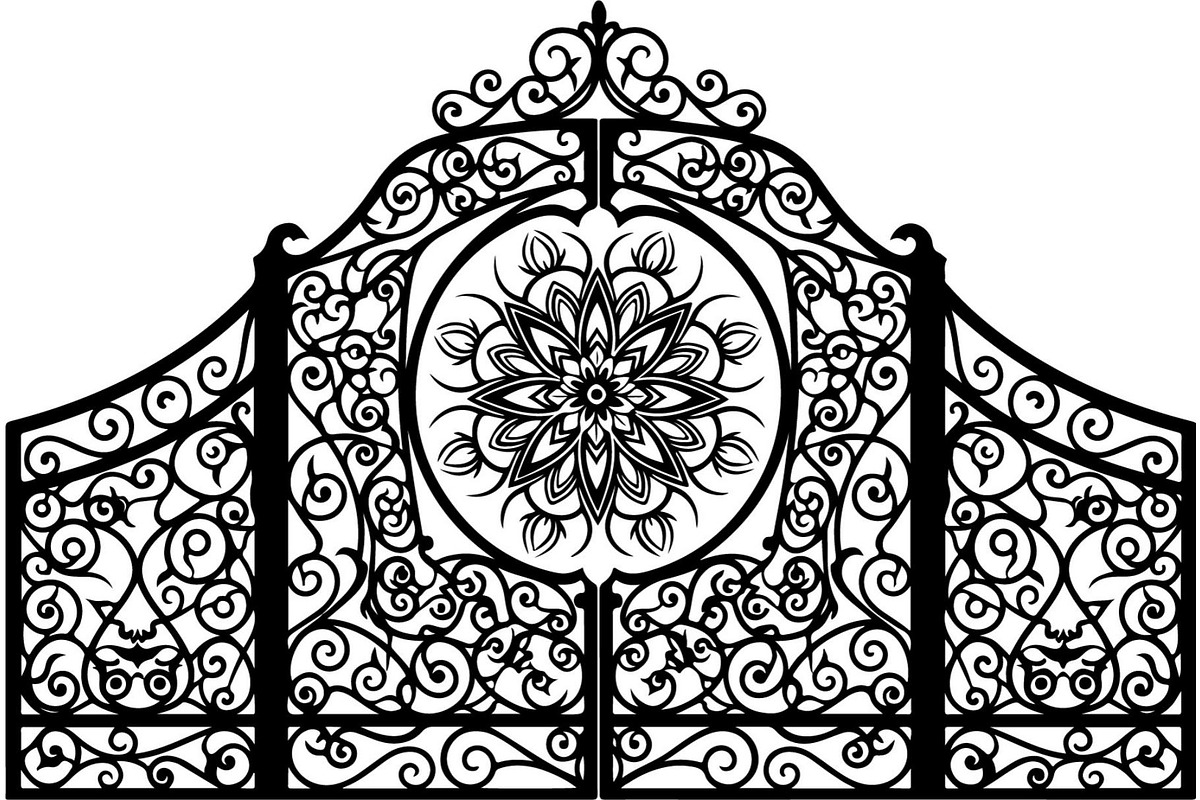 Vintage Iron Gate Bundle, a Decorative Illustration by Designer_Momina (Photo 13 of 21)