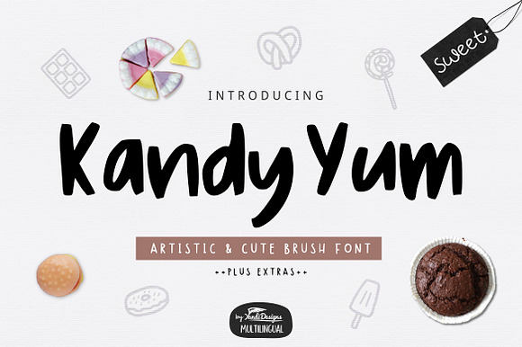 Kandy Yum Font preview 7