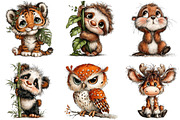 Baby Animal Clipart, an Illustration by DreamArtGraphic (Thumbnail 3 of 5)