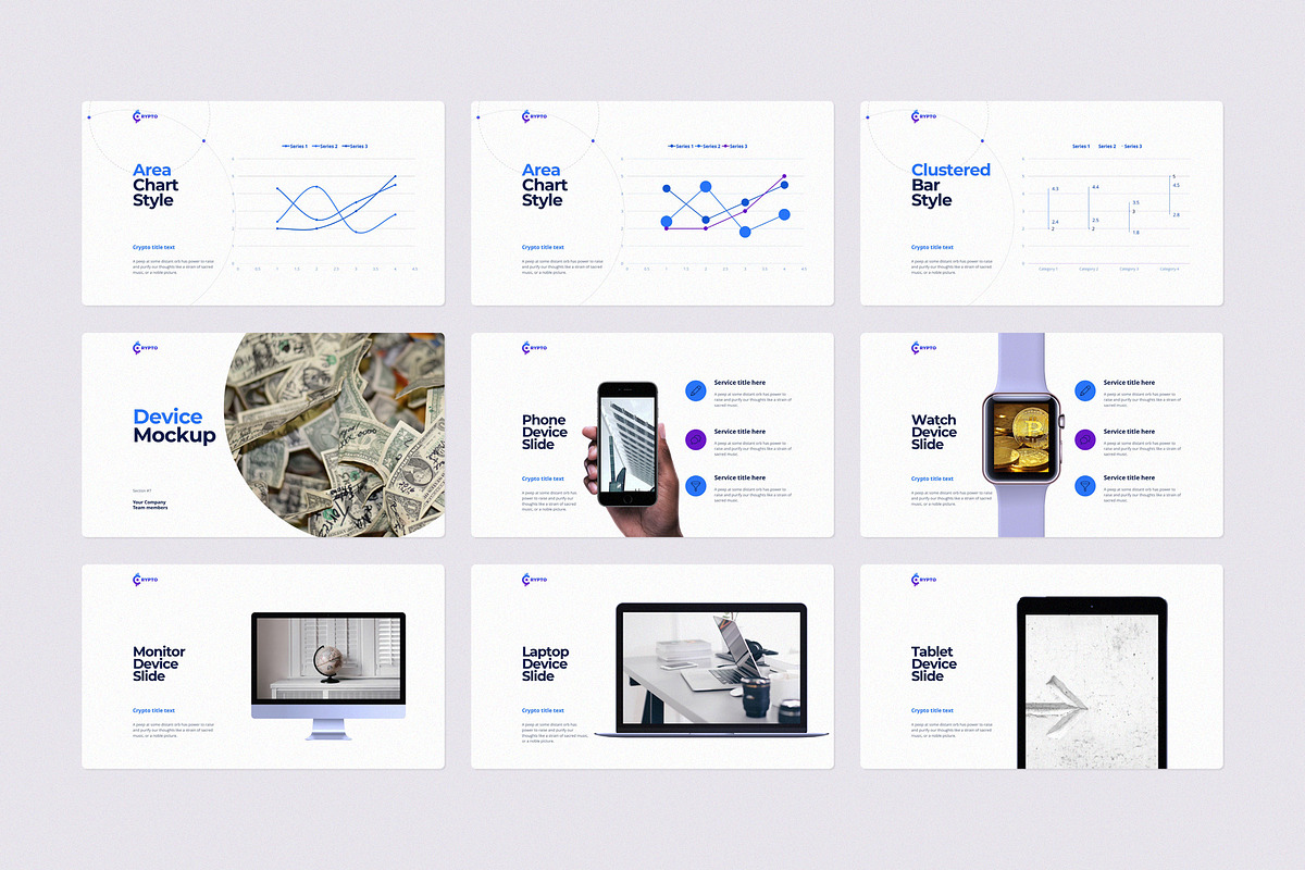 CRYPTO Powerpoint Template (Light), a Presentation Template by ShapeSlide (Photo 14 of 17)