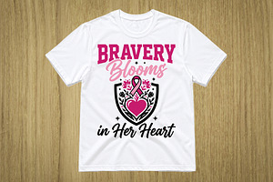 Breast cancer warrior t-shirt design