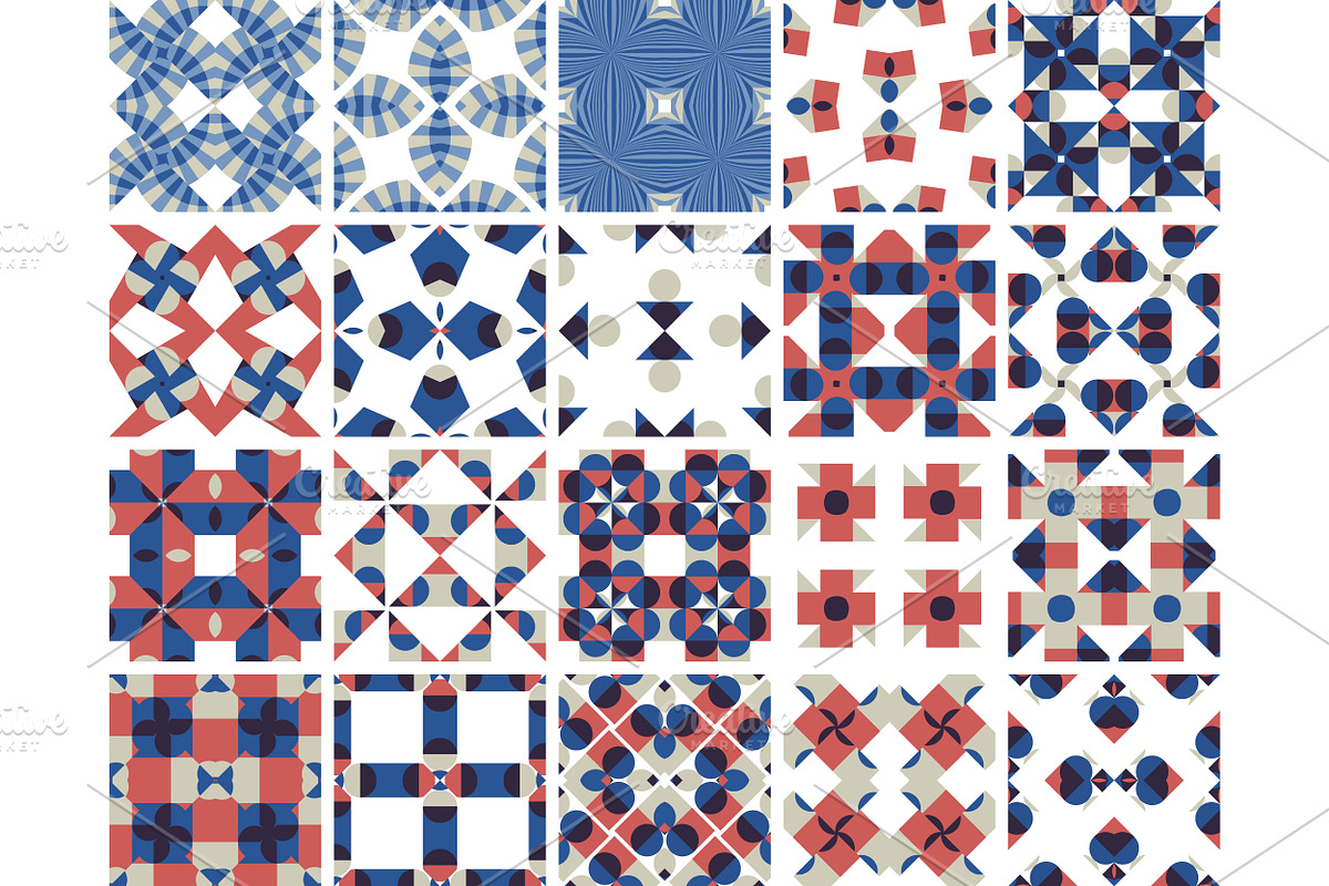 POLLE geometric seamless patterns., a Pattern Graphic by Peolla (Photo 10 of 10)